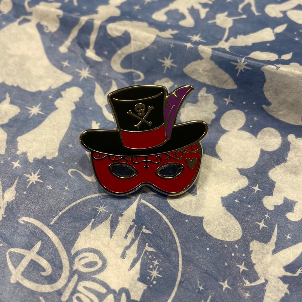 Disney Dr. Facilier Masquerade Mask Pin